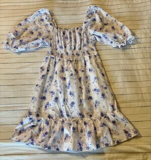 LoveShackFancy x Target Gemma White Floral Smocked Dress